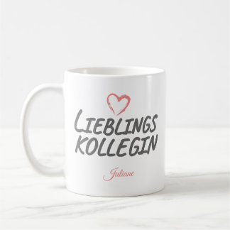 Caneca De Café Lieblingskollegin | Geschenk für Kollegin