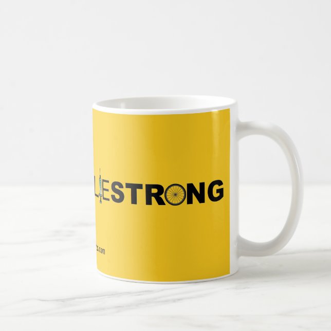 Caneca De Café LIESTRONG - Lance Armstrong (Direita)