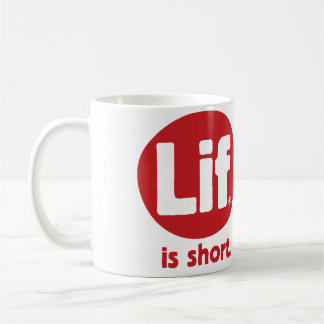 Caneca De Café Lif. É curta. Russo.