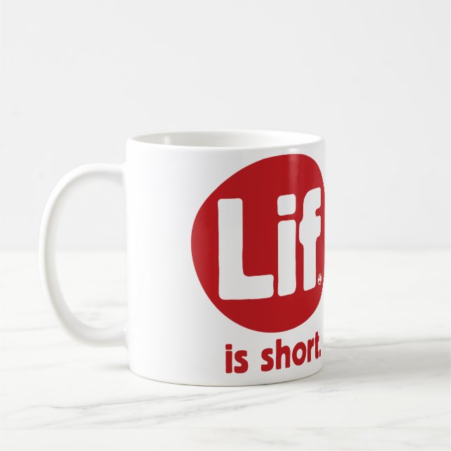 Caneca De Café Lif. É curta. Russo. (Esquerda)