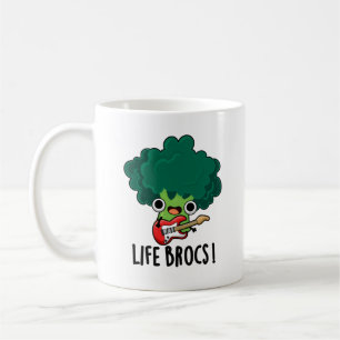 Caneca De Café Life Brocs Cute Veggie Broccoli Pun