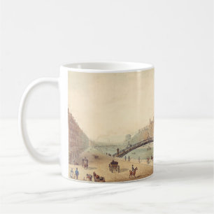 Caneca De Café Liffey Bridge em Dublin por Samuel Frederick Broca