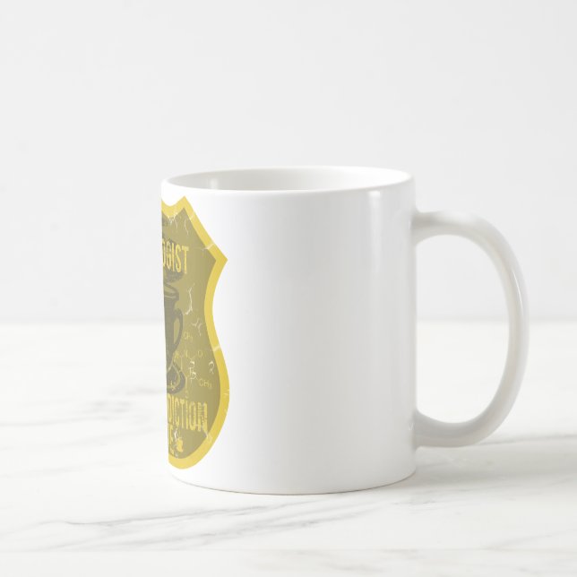 Caneca De Café Liga do vício da cafeína do cardiologista (Direita)