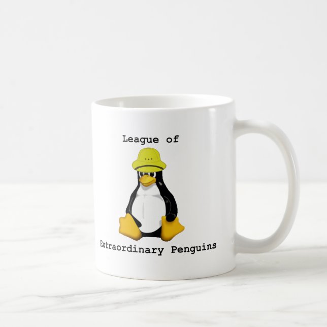 Caneca De Café Liga dos Pinguins Extraordinários 2 (Direita)