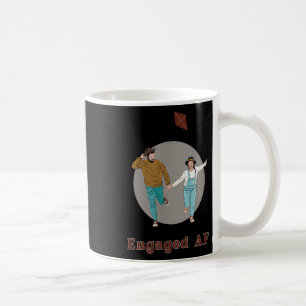 Caneca De Café Ligada À Esposa Do Noivado Af Para Ser Futura