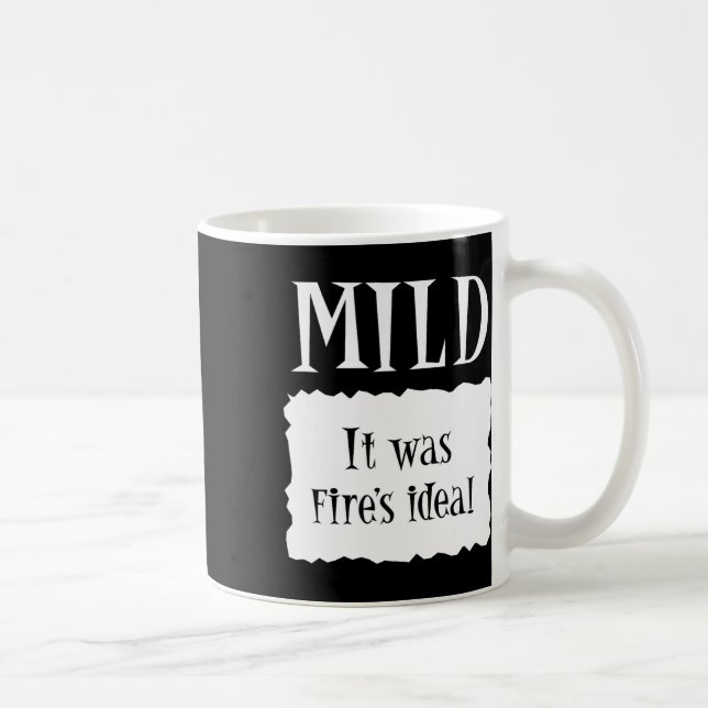 Caneca De Café Ligeiro - Hot Packet Halloween Taco Costume 1 (Direita)