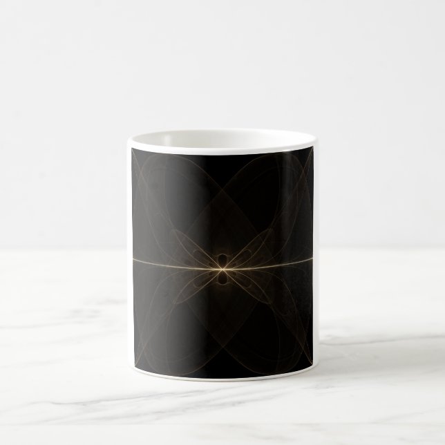 Caneca De Café Light Curves 1a (Centro)