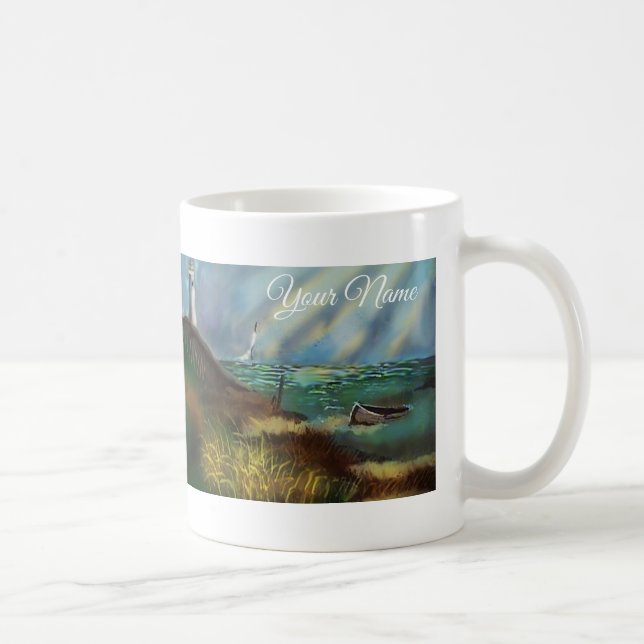 Caneca De Café Lighthouse Coffee Mug (Direita)