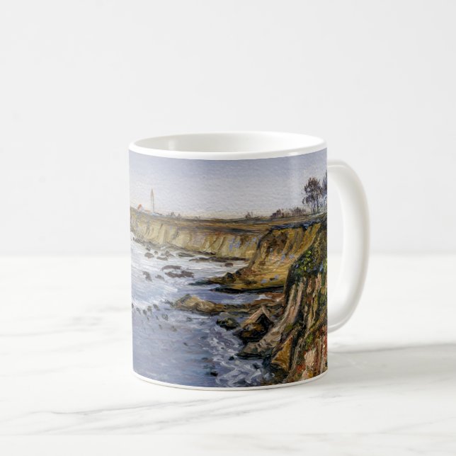 Caneca De Café "Lighthouse de Arena Ponto" (Frente Esquerda)