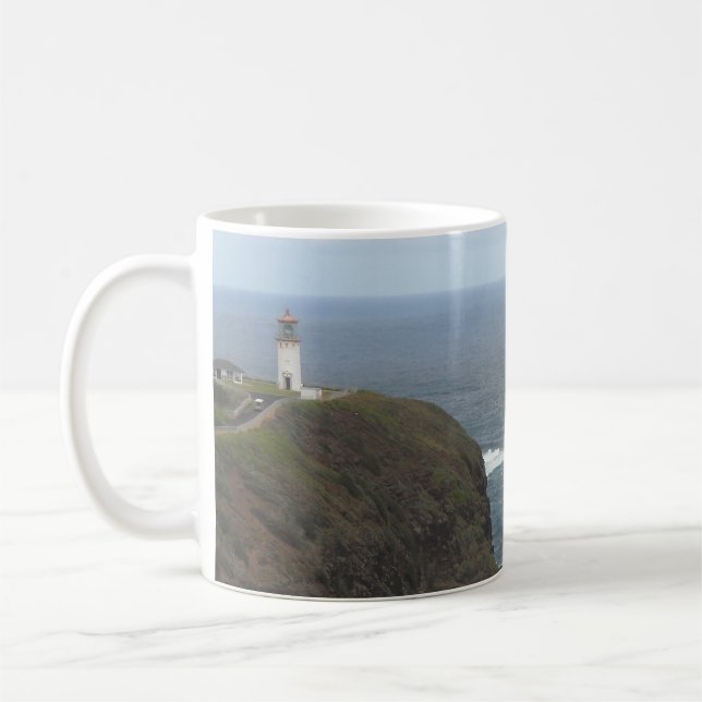 Caneca De Café Lighthouse Kauai, Havaí (Esquerda)