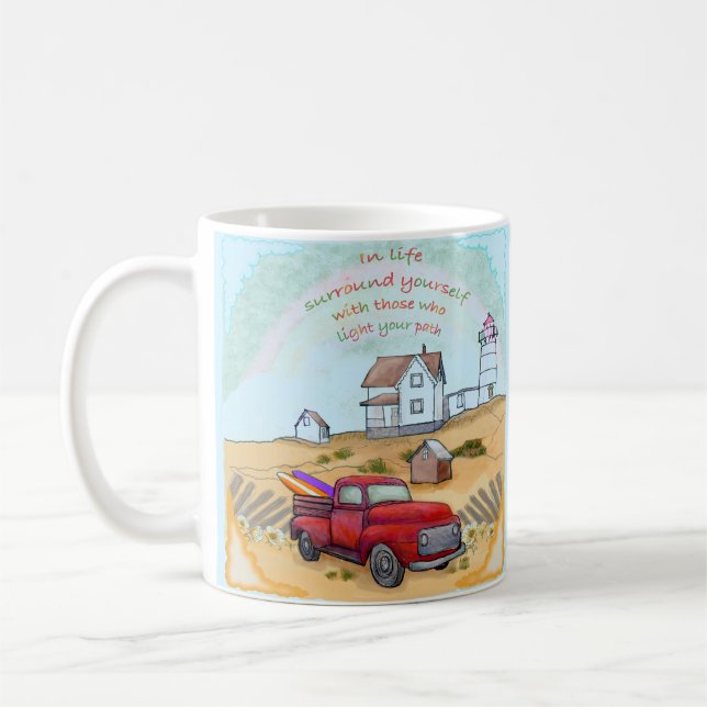 Caneca De Café Lighthouse Path  (Esquerda)