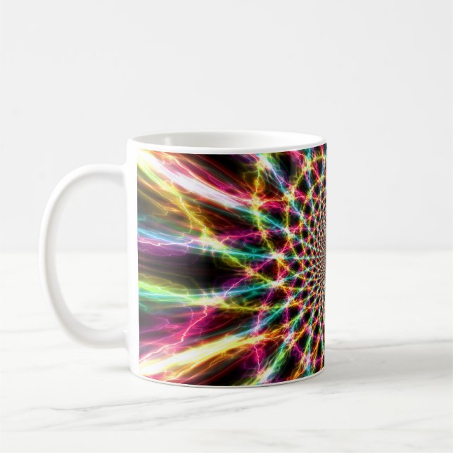 Caneca De Café Lightning Rainbow Mug (Esquerda)