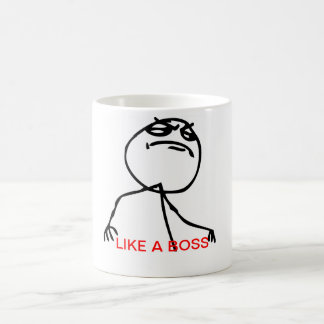 Caneca De Café LIKE a BOSS taça