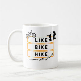 Caneca De Café Like Bike Hike Berge Wandern