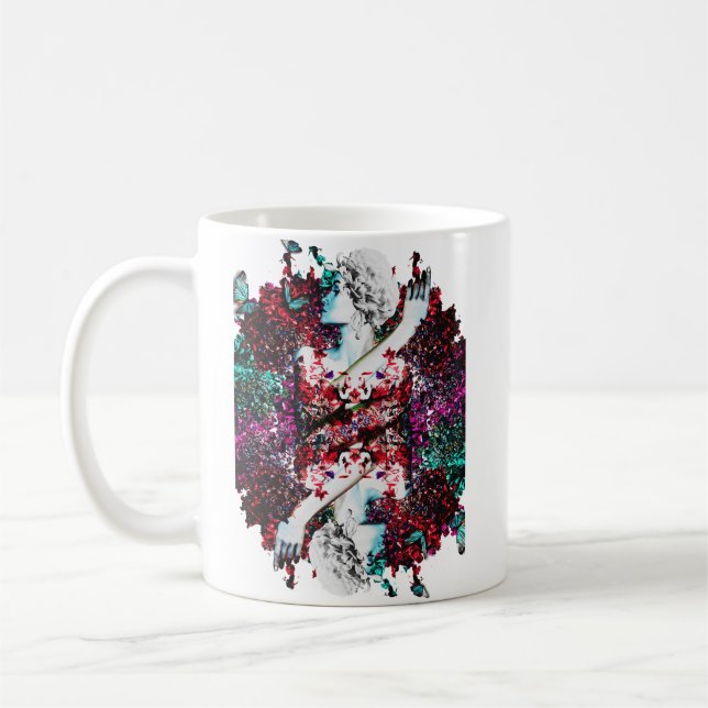 Caneca De Café Like Flowering Flowers (Esquerda)