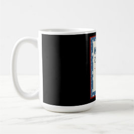 Caneca De Café Lil Blue Cutie Diz "Feliz Natal"