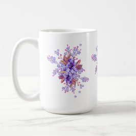 Caneca De Café Lilac esqueceu-me do casamento da Flor