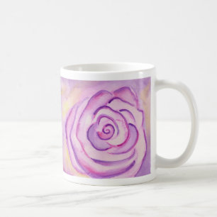 Caneca De Café Lilac Rosa Mug Grande Roxo