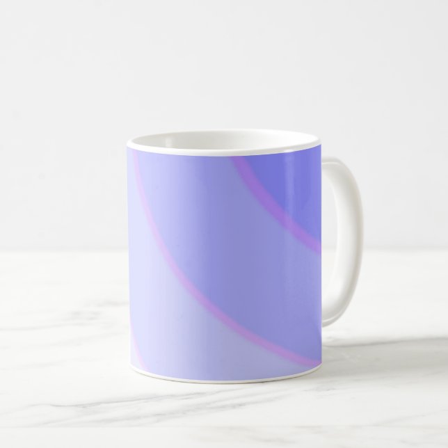 Caneca De Café Lilac Swirls (Frente Esquerda)