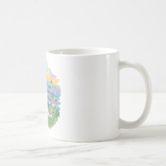 Caneca De Café Lilases do Nascer do Sol - Blenheim Cavalier