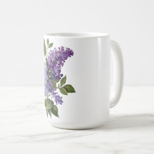 Caneca De Café Lilases Frescos - Decoração do Interior Francês