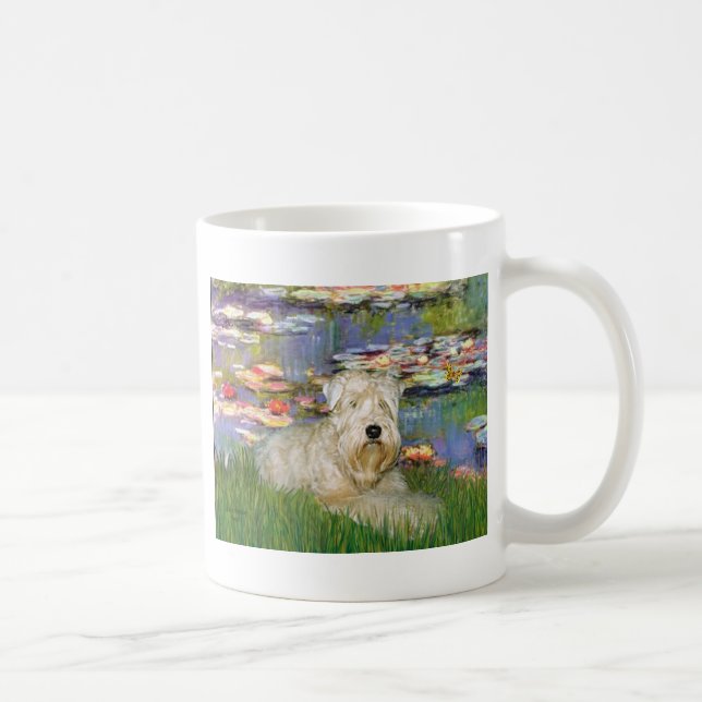 Caneca De Café Lillies 2 - Wheaten Terrier 1 (Direita)