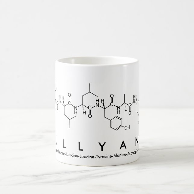 Caneca De Café Lillyana peptide name mug (Centro)