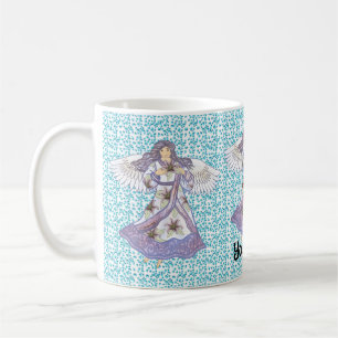 Caneca De Café lily anjo