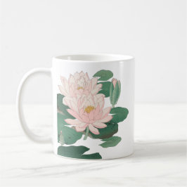 Caneca De Café Lily de Água Flor de Ohara Koson