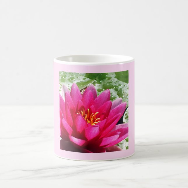 Caneca De Café Lily floral (Centro)