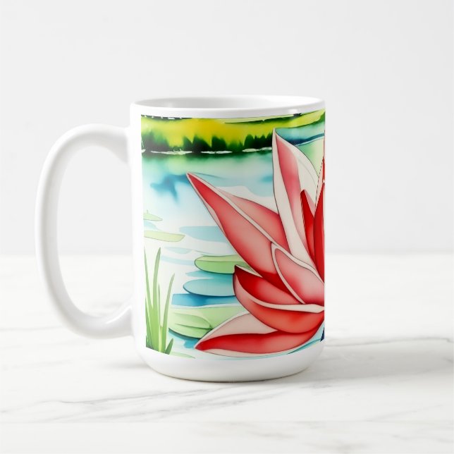 Caneca De Café Lily Flower Mug (Esquerda)