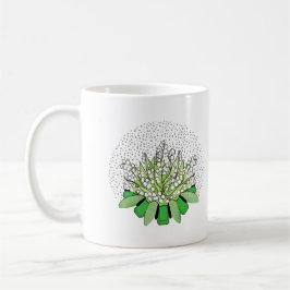 Caneca De Café Lily of the Valley and Emerald - maio