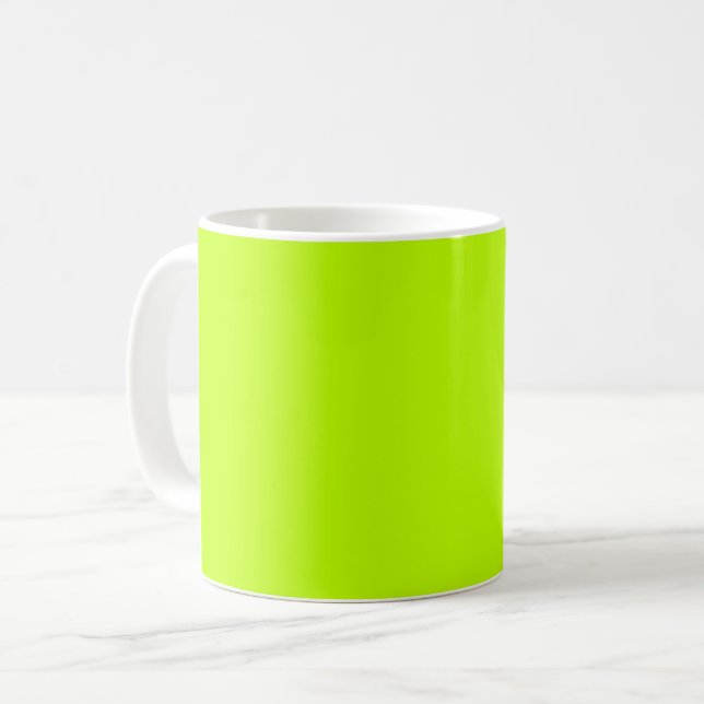 Caneca De Café Limão amargo (cor sólida) (Frente Esquerda)