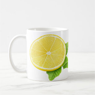 Caneca De Café Limão e hortelã