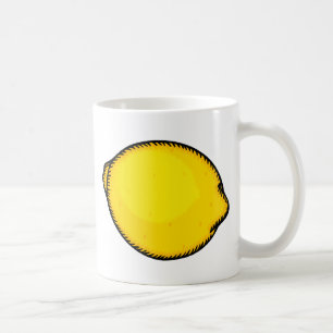 Caneca De Café Limão grande