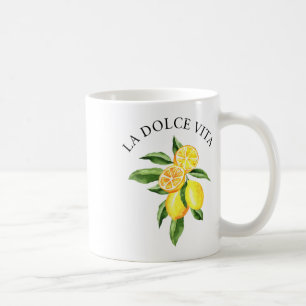 Caneca De Café Limão italiano Limoncello La Dolce Vita