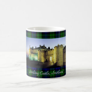 Caneca De Café Limite Iluminado de Tartan do Castelo de Stirling