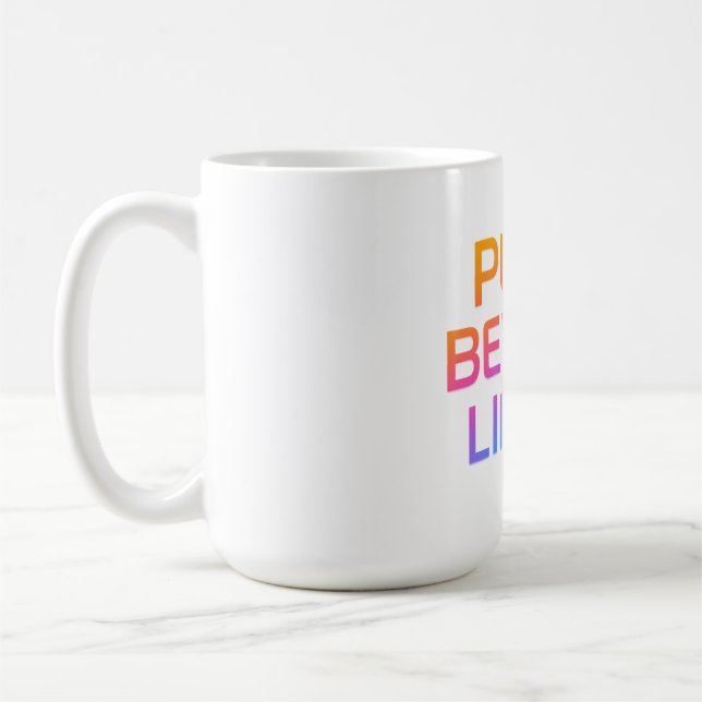 Caneca De Café Limites para Além - Mug Motivacional (Esquerda)