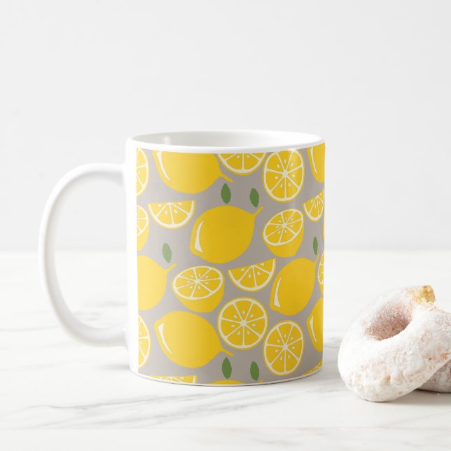 Caneca De Café Limões (Com Donut)
