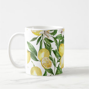 Caneca De Café Limões de Verão e limão 
