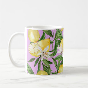 Caneca De Café Limões de Verão e limão, café mu