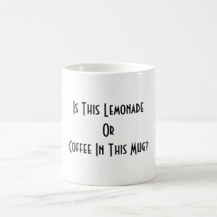 Caneca De Café Limonada Ou Café? Branca