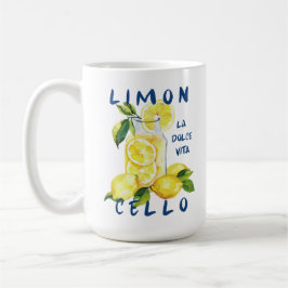 Caneca De Café Limoncello La Dolce Vita  Italy Lover