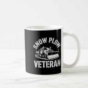 Caneca De Café Limpador De Neve Engraçado Veterano Serviço De Inv