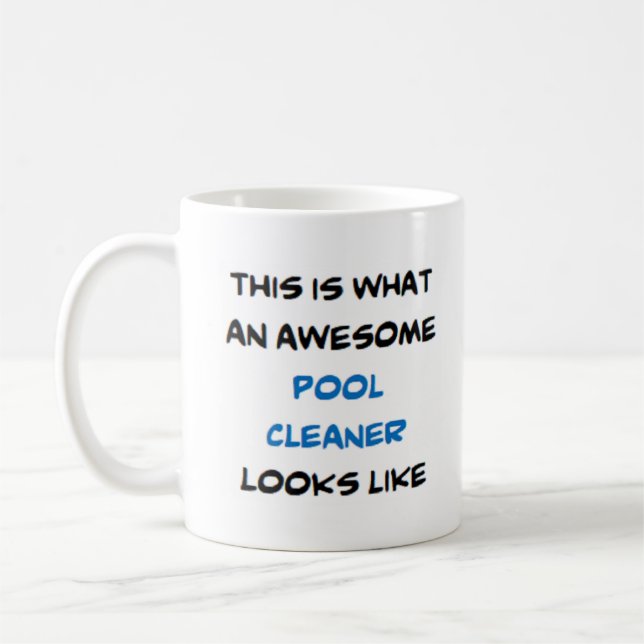 Caneca De Café Limpador de piscinas, incrível (Esquerda)