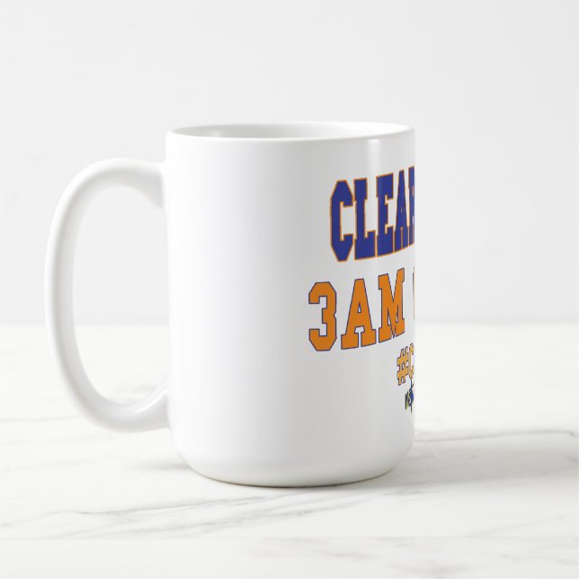 Caneca De Café Limpar IP BGP - Coragem às 3 da Manhã (Esquerda)