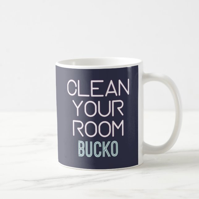 Caneca De Café Limpe seu quarto (Direita)