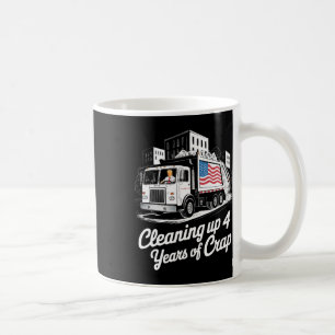 Caneca De Café Limpeza de Donald Trump Republicano Apoiador de Tr