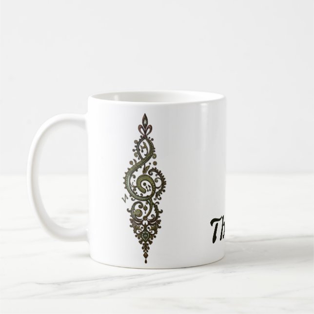 Caneca De Café Limpeza de ornamentado (Esquerda)
