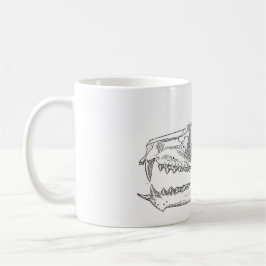 Caneca De Café Limur Skull Café Mug